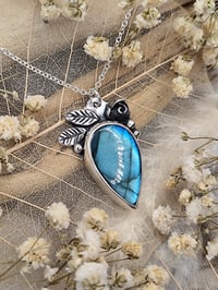 Image 5 of Blue Labradorite & Rose