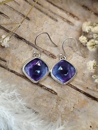 Image 2 of Fluorite Lozenge Earrings