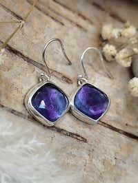 Image 4 of Fluorite Lozenge Earrings
