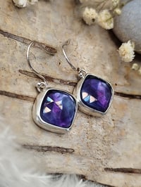 Image 1 of Fluorite Lozenge Earrings