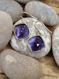 Image 6 of Fluorite Lozenge Earrings
