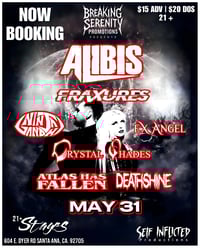 May 31 | Alibis | Stages | 