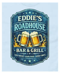 Image 1 of Eddies Roadhouse Bar and Grill Vintage T-Shirt