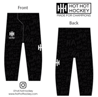 Image 1 of H3 Pro Black HAHA Roller Hockey Pants