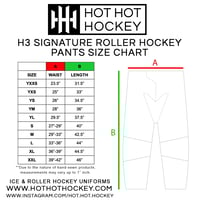 Image 2 of H3 Pro Black HAHA Roller Hockey Pants