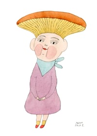 Image 1 of Mushroom Hair • PRINT