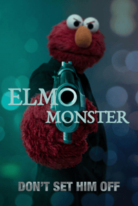 Image 1 of ELMO MONSTER - John Wick I parody poster