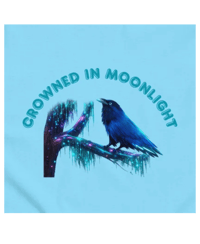 Image 1 of Crowned in Moonlight Raven T-Shirt 
