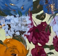 Image 3 of "Floral Composition Diptych" by Anna Kincaide