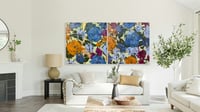 Image 6 of "Floral Composition Diptych" by Anna Kincaide