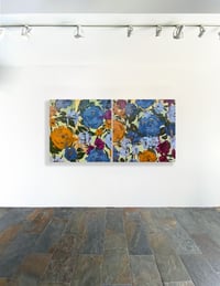 Image 7 of "Floral Composition Diptych" by Anna Kincaide