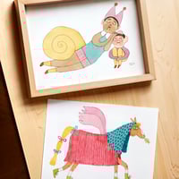 Image 2 of Sleepy Snail • PRINT