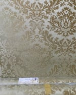 1970s Vintage Anneplas AB Wallpaper Rolls - Gold Brocade Damask Traditional - (Sets of 2 & 3 Rolls) thumbnail 1