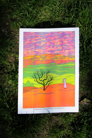 Image of Risoprint A3: Sehnsucht nach Gummibärchen