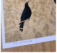 Image 2 of Tree of Grackle by Carly Weaver - Fine Art Print 