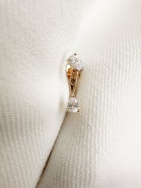 Image 2 of Boucles d'oreille puce PM  DELICATESSE double