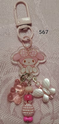 Image 2 of Melody Dangle Charm Keychains 