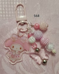 Image 3 of Melody Dangle Charm Keychains 
