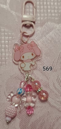 Image 4 of Melody Dangle Charm Keychains 