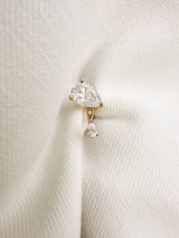 Image 2 of Boucles d'oreille puce GM DELICATESSE double