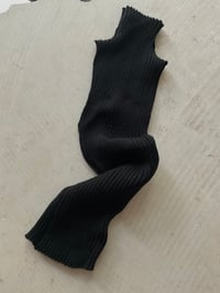 Image 5 of Merino Knitted Rib Top in Berlin Black – Handmade in Berlin