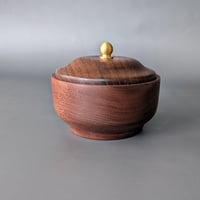 Image 3 of Woodland Apothecary Jar - Walnut 3.7" x 2.75"