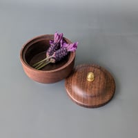 Image 4 of Woodland Apothecary Jar - Walnut 3.7" x 2.75"
