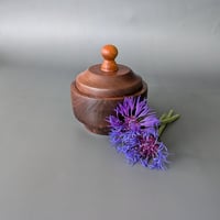 Image 1 of Woodland Apothecary Jar - Walnut 3.45" x 3.5"