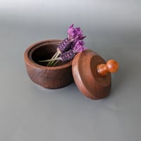 Image 4 of Woodland Apothecary Jar - Walnut 3.45" x 3.5"