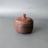 Image 3 of Woodland Apothecary Jar - Walnut 3.35" x 3"