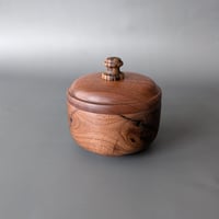 Image 4 of Woodland Apothecary Jar - Walnut 3.35" x 3"