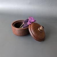 Image 2 of Woodland Apothecary Jar - Walnut 3.35" x 3"