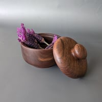 Image 3 of Woodland Apothecary Jar - Walnut 3.5" x 3"