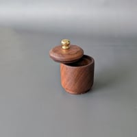 Image 4 of Woodland Apothecary Jar - Walnut 1.75" x 2.5"