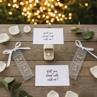 Acrylic Proposal Bookmark