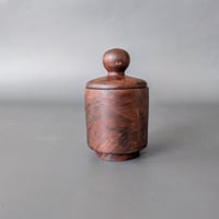 Image 2 of Woodland Apothecary Jar - Figured Walnut 1.75" x 2.85"