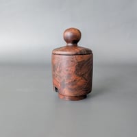 Image 3 of Woodland Apothecary Jar - Figured Walnut 1.75" x 2.85"