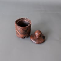 Image 5 of Woodland Apothecary Jar - Figured Walnut 1.75" x 2.85"