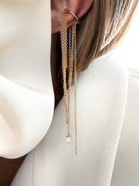 Image 1 of Bague d'oreille chaines DELICATESSE