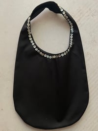 Image 5 of Copy of Moonlight Hobo Bag —black satin