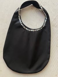 Image 7 of Copy of Moonlight Hobo Bag —black satin