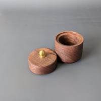 Image 4 of Woodland Apothecary Jar - Walnut 2.25" x 3.125"