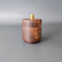 Image 2 of Woodland Apothecary Jar - Walnut 2.25" x 3.125"