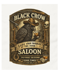 Image 1 of Black Crow Saloon Vintage Bar T-Shirt 