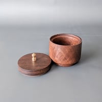 Image 2 of Woodland Apothecary Jar - Walnut 2.5" x 2.85"