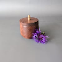 Image 3 of Woodland Apothecary Jar - Walnut 2.5" x 2.85"