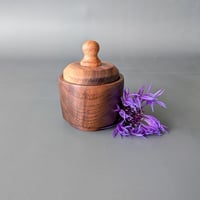Image 3 of Woodland Apothecary Jar - Walnut 2.125" x 2.75"