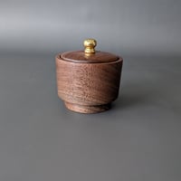 Image 3 of Woodland Apothecary Jar - Walnut 2.45" x 2.35"