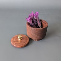 Image 4 of Woodland Apothecary Jar - Walnut 2.45" x 2.35"