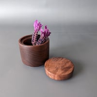 Image 3 of Woodland Apothecary Jar - Walnut 2.25" x 2.25"